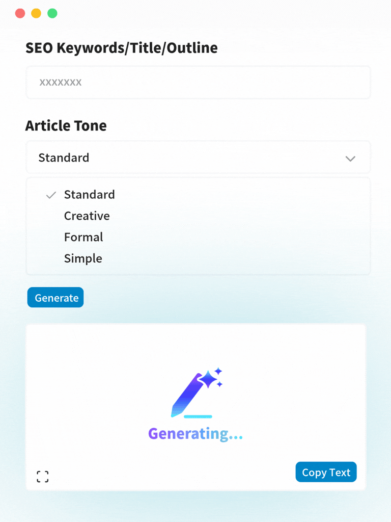 Generate SEO Article With Powerful AI